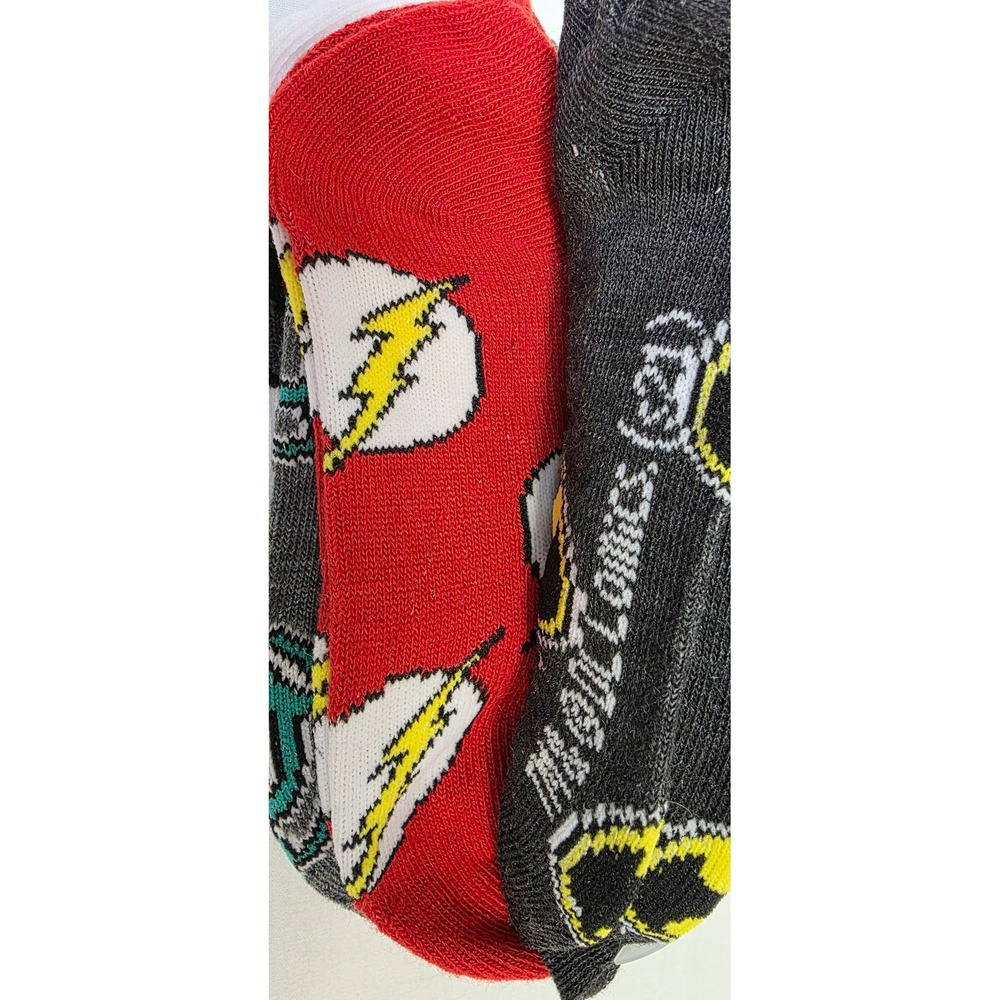 DC Comics Justice League Kids No-Show Socks 5 Pair NWT - Picture 6 of 6